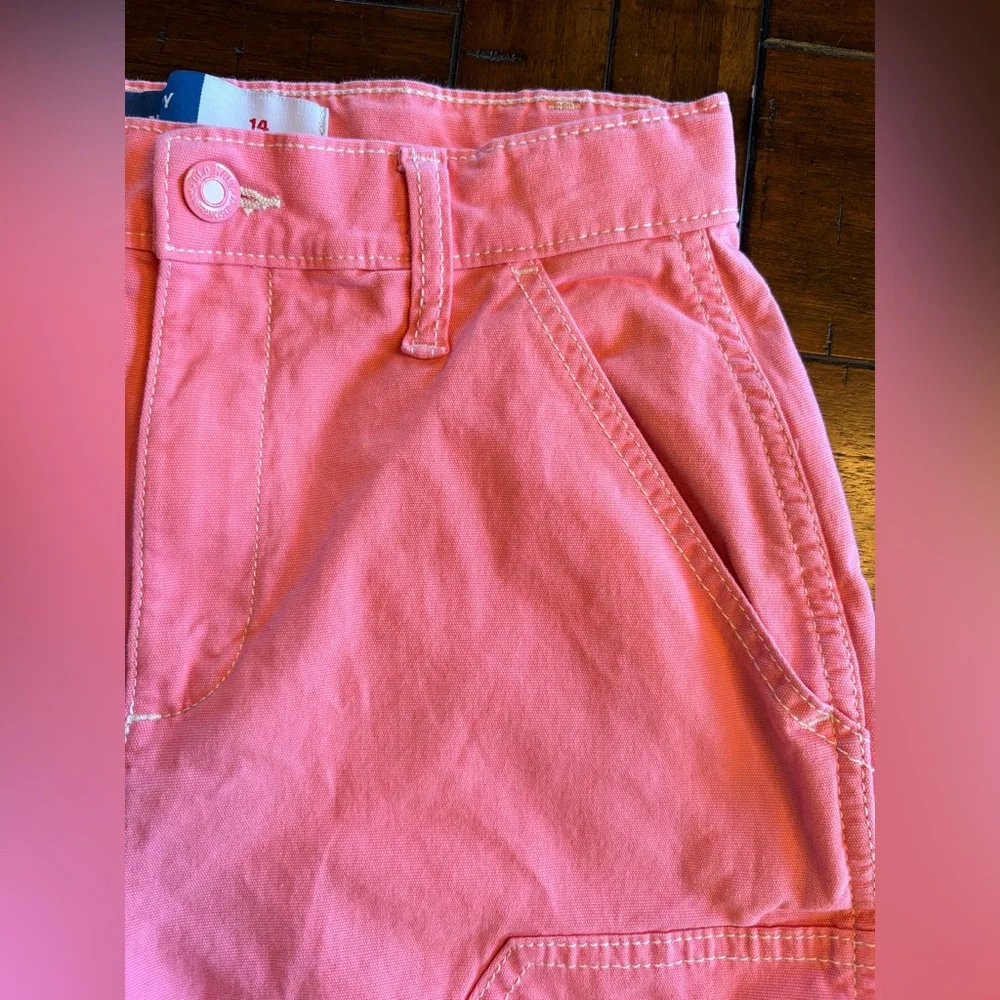 Old Navy Kids Bubblegum Pink Cargos - size 14 -